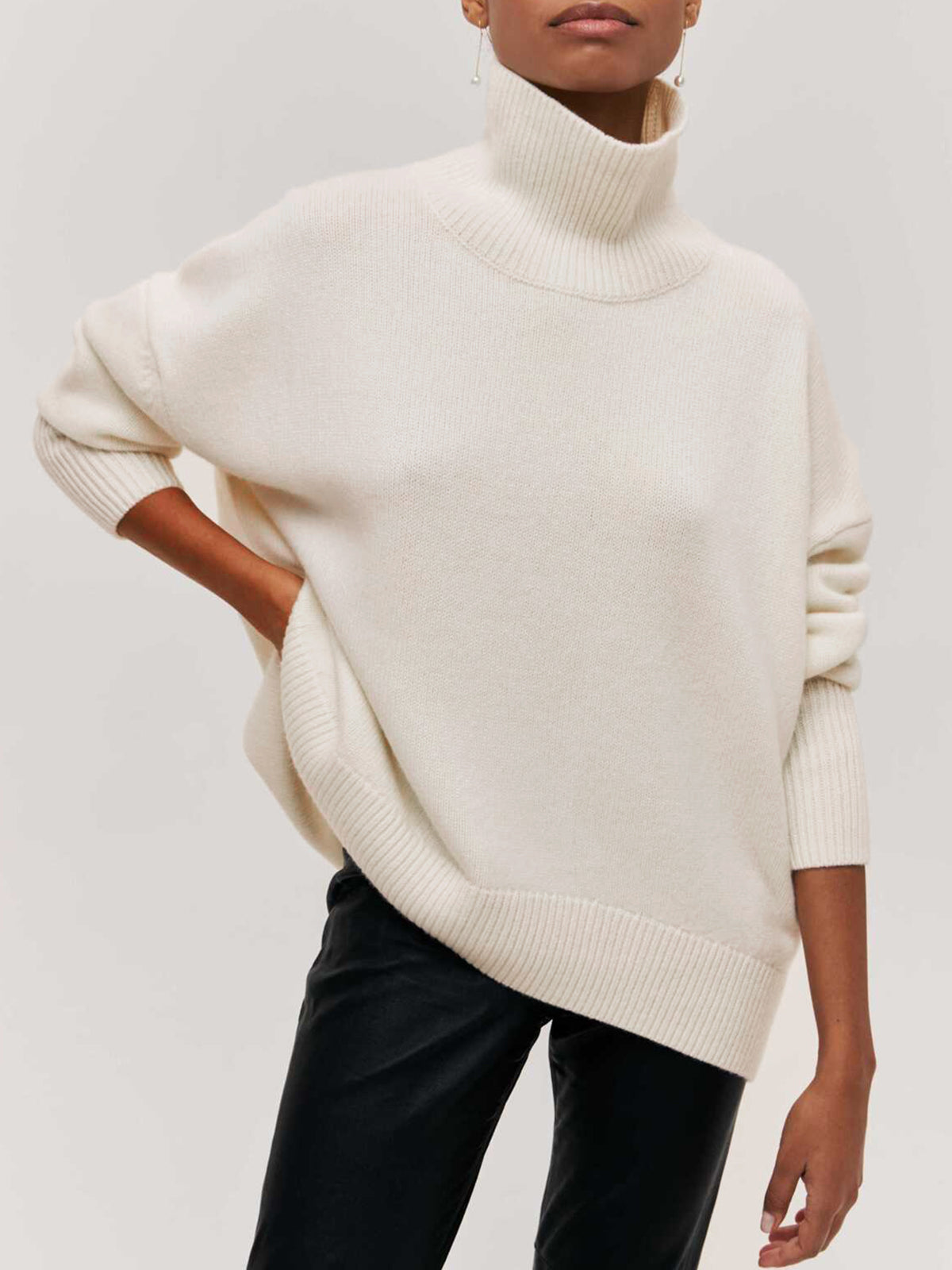 Cassie™ | Pull Col Roulé Oversize