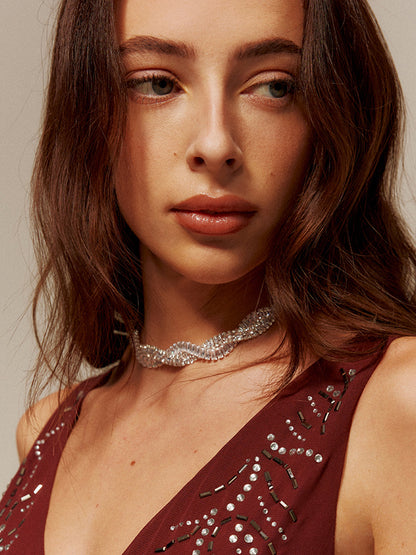 Willa | Choker Torciglione Élégant