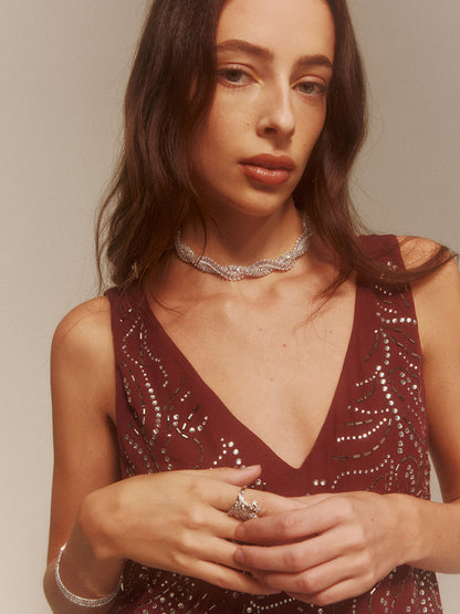 Willa | Choker Torciglione Élégant