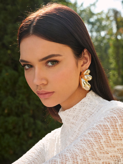 Boucles d'Oreilles Poussettes Papillon