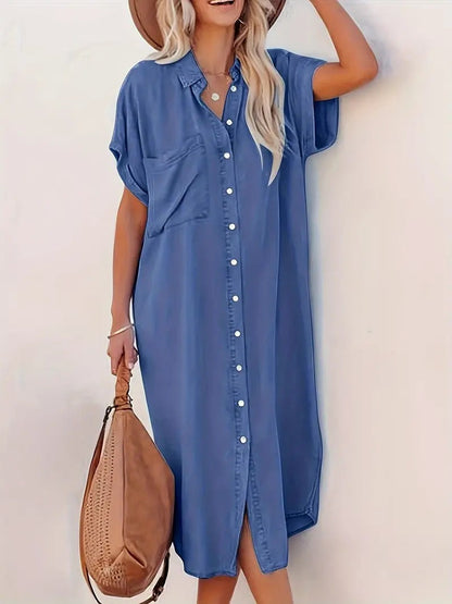 charlotte™ | Robe en denim fluide