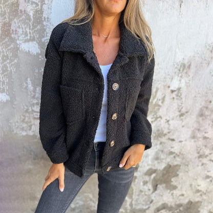 Olivia™ | Veste teddy tendance