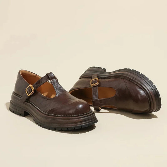 Chiara™ | Escarpins Mary Jane élégants en cuir de haute qualité