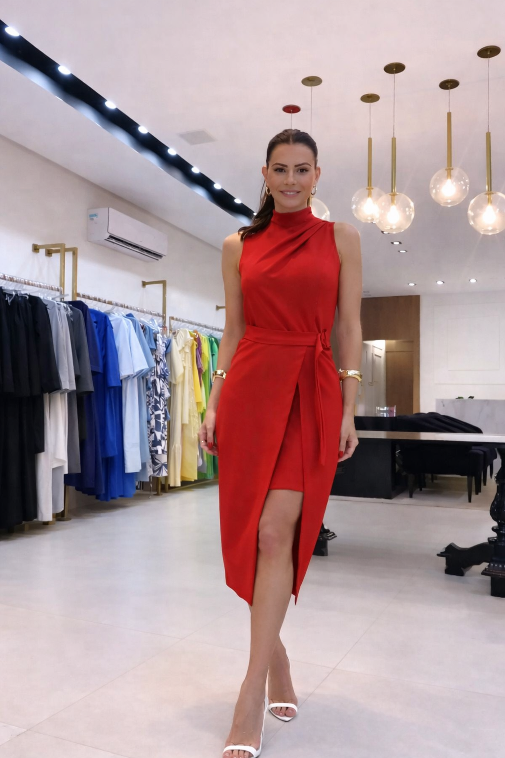 Sofia | Robe Asymétrique Élégante Mono-épaule