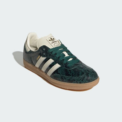 Samba OG Cuir Serpent Vert Forêt