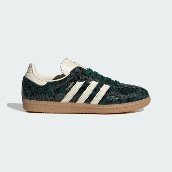 Samba OG Cuir Serpent Vert Forêt
