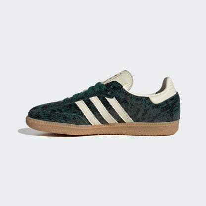 Samba OG Cuir Serpent Vert Forêt