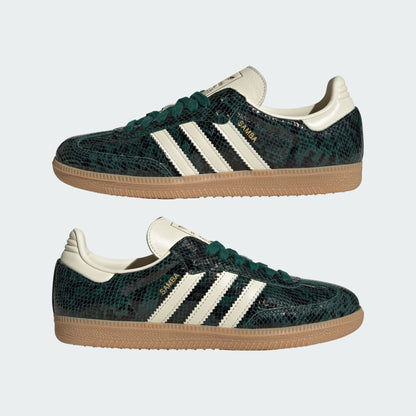 Samba OG Cuir Serpent Vert Forêt