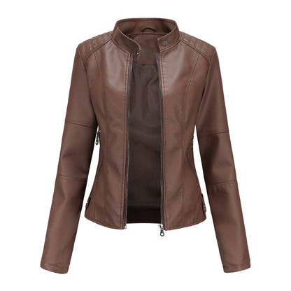 Milena™ | Veste en Cuir Élégante