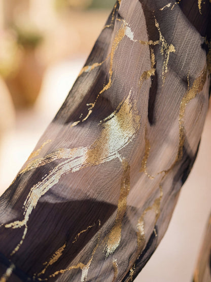 Robe en Mousseline Imprimée | Élégance Naturelle au Quotidien