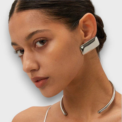 Boucles d'oreilles géométriques audacieuses