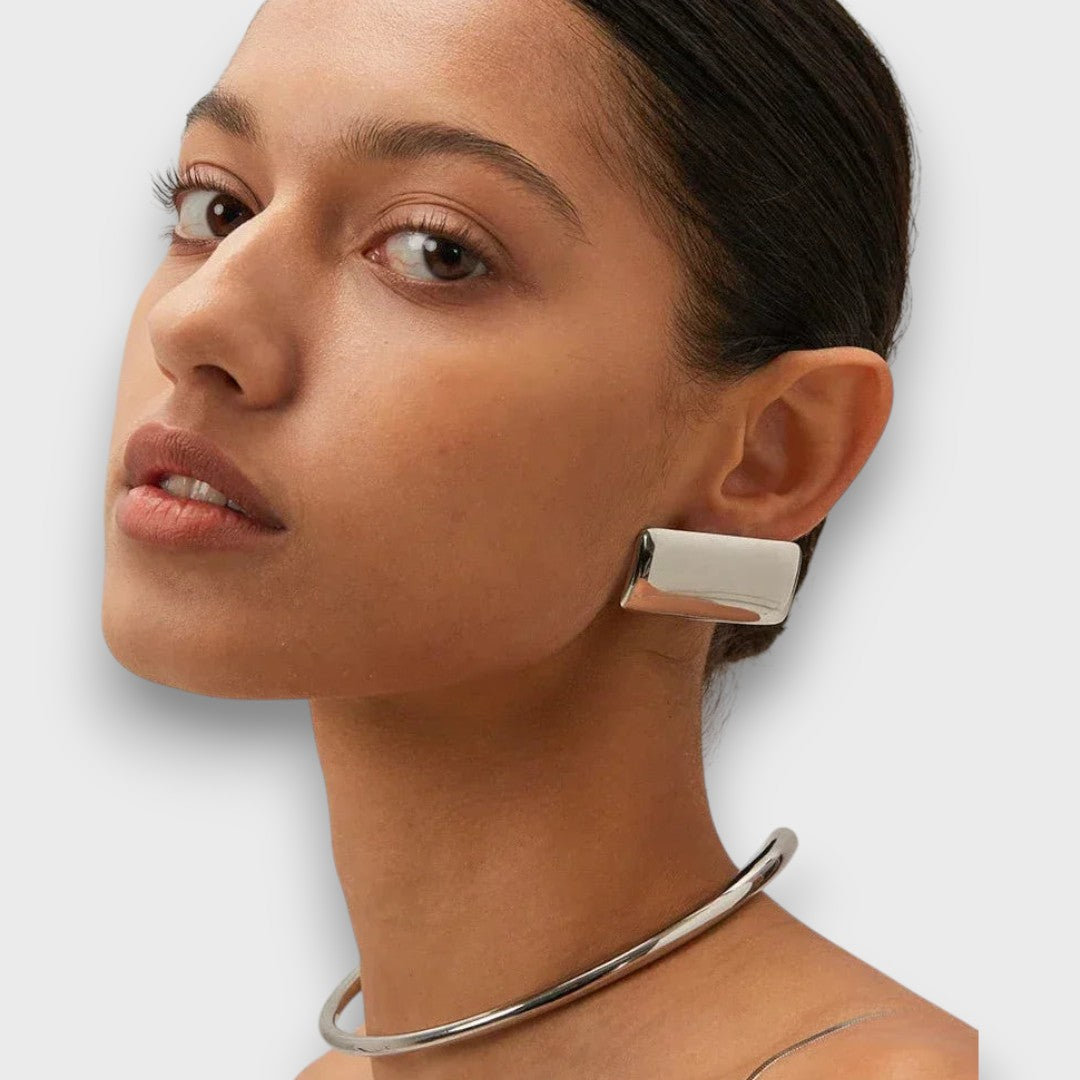 Boucles d'oreilles géométriques audacieuses