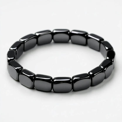 HEMOS™ | Bracelet en Hématite Naturelle