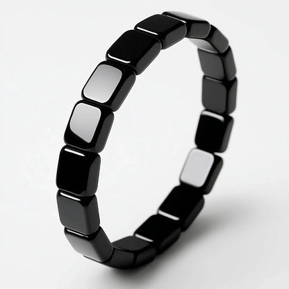HEMOS™ | Bracelet en Hématite Naturelle