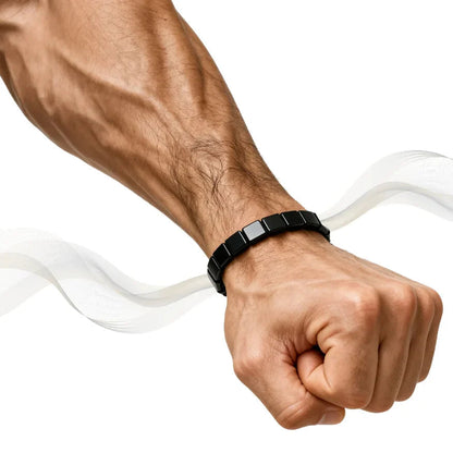 HEMOS™ | Bracelet en Hématite Naturelle