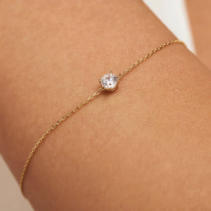 Bracelet en Or 14k Moissanite