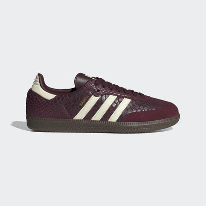 Samba OG Cuir Serpent Bordeaux