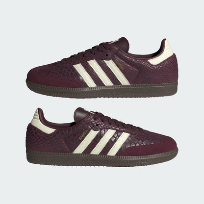 Samba OG Cuir Serpent Bordeaux