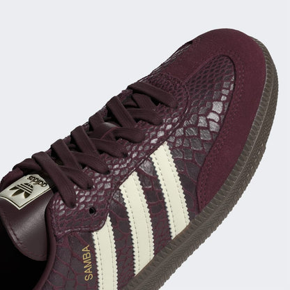 Samba OG Cuir Serpent Bordeaux