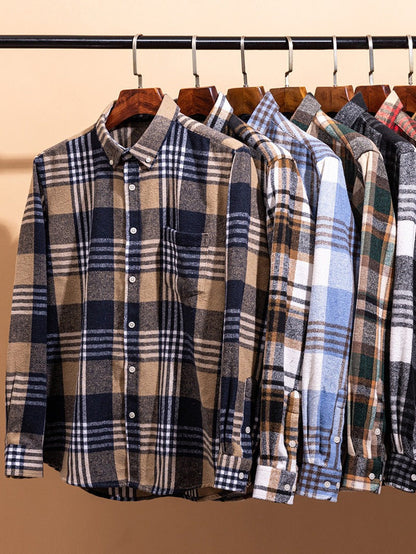 CAMICIA A QUADRI DA UOMO MODERNA