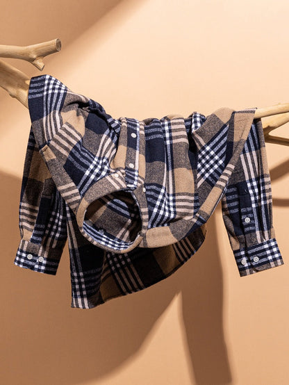 CAMICIA A QUADRI DA UOMO MODERNA