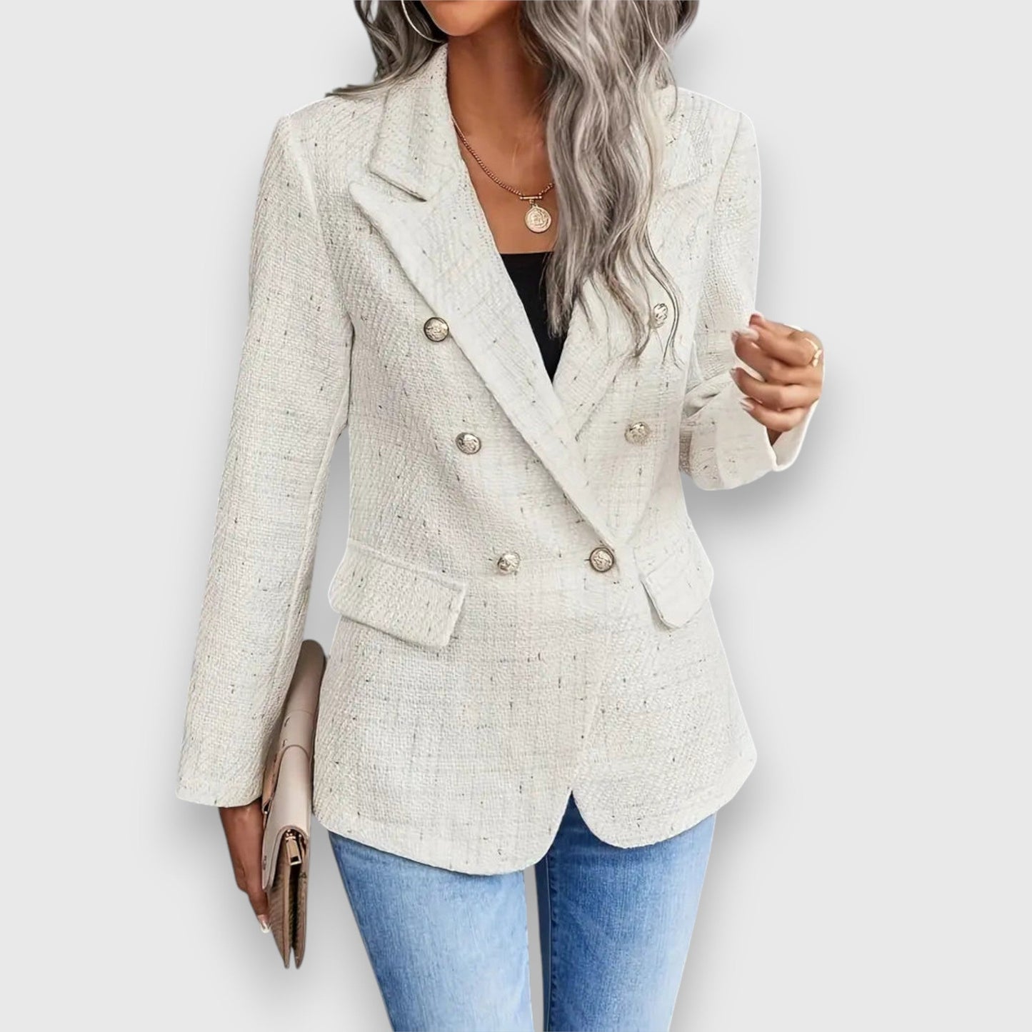 Zarela – Blazer in Tweed per giornate calde