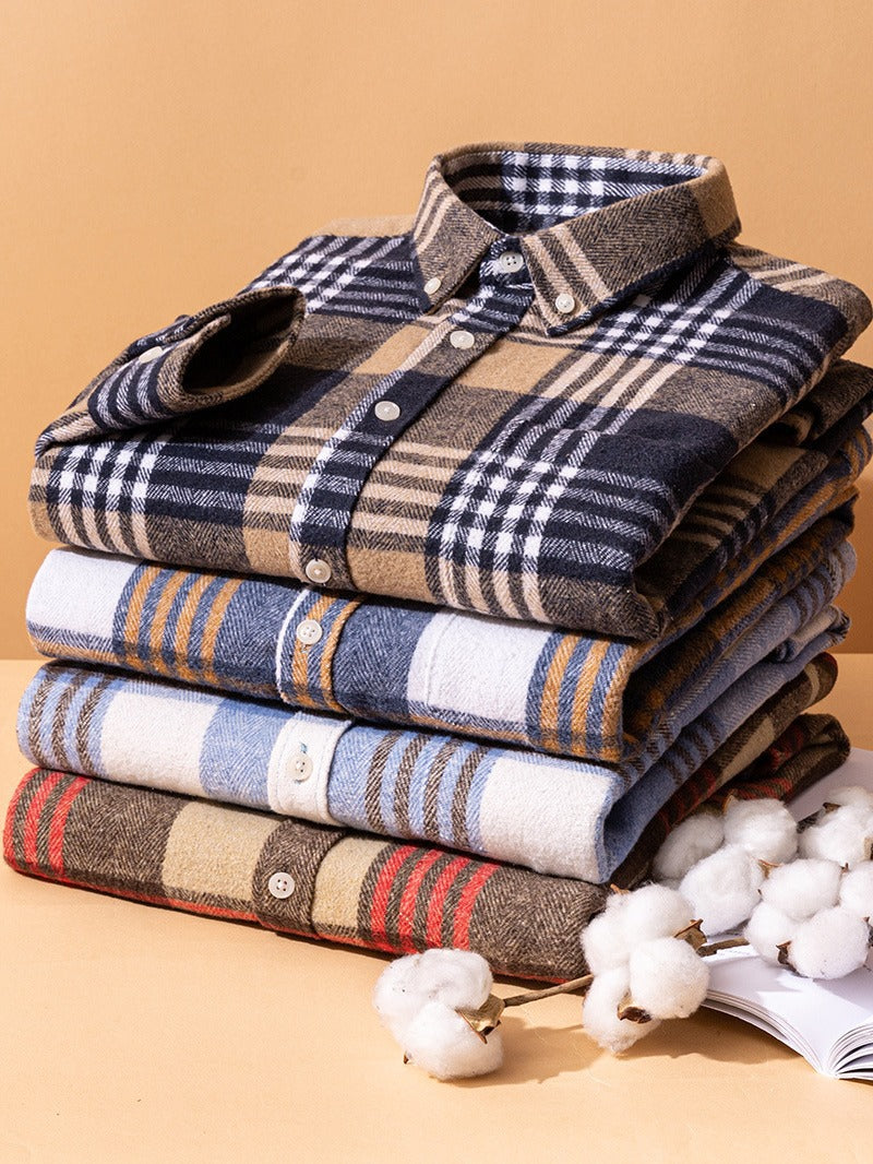 CAMICIA A QUADRI DA UOMO MODERNA