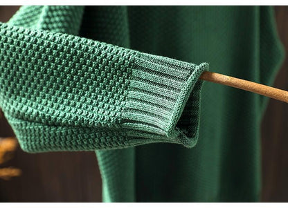 Aline™ | Pull Doux et Élégant en Maille Waffle