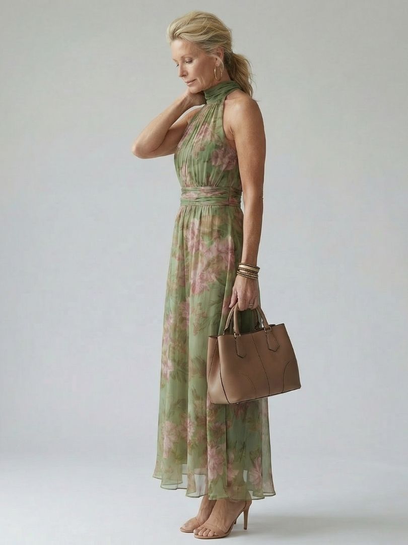 Mirelle | Robe Midi Halter