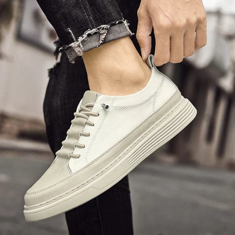 GIULIANO | SCARPE DA GINNASTICA IN PELLE ITALIANA