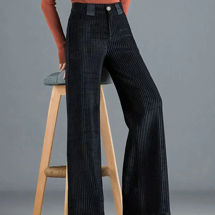 Mathilde™ | Pantalon Vintage en Velours Côtelé