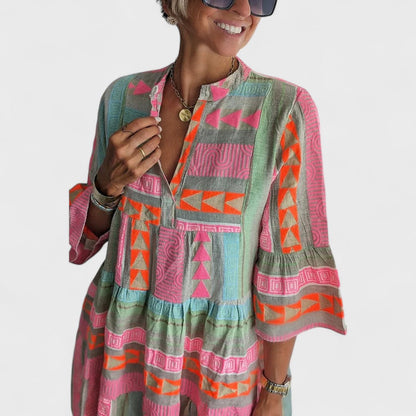 Juliane - Abito boho a balze