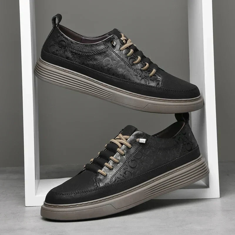 GIULIANO | SCARPE DA GINNASTICA IN PELLE ITALIANA
