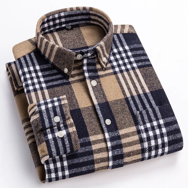 CAMICIA A QUADRI DA UOMO MODERNA