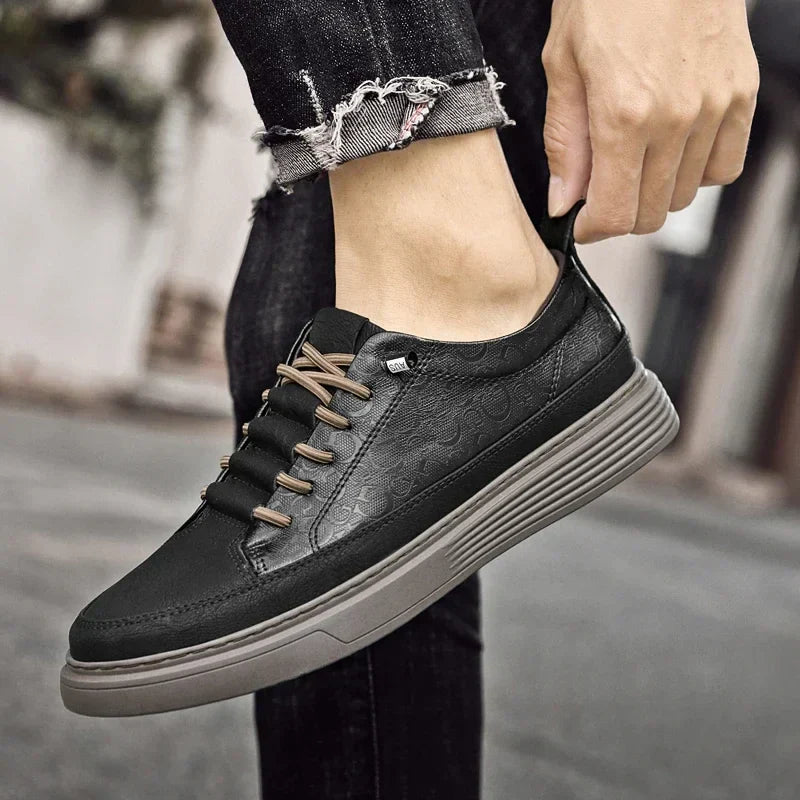 GIULIANO | SCARPE DA GINNASTICA IN PELLE ITALIANA