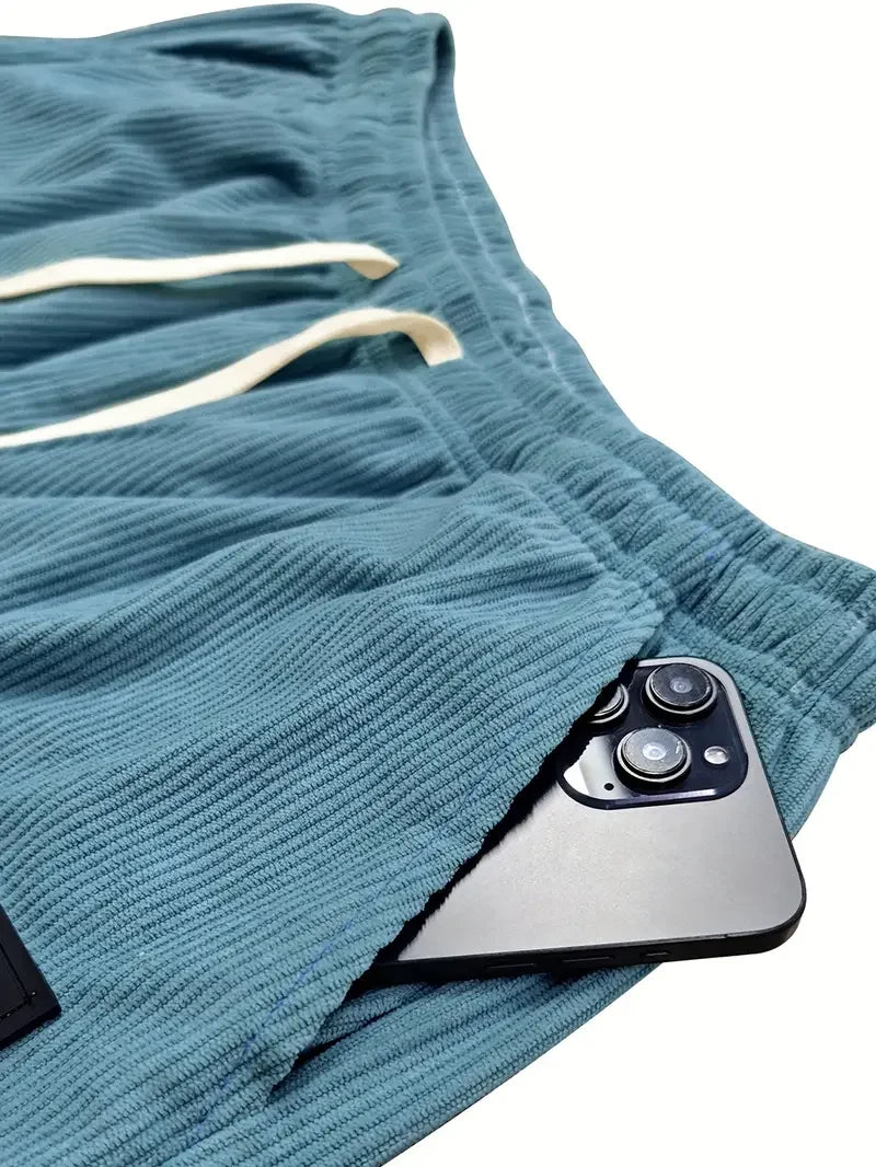 Hans™ | Pantalon large avec taille élastique