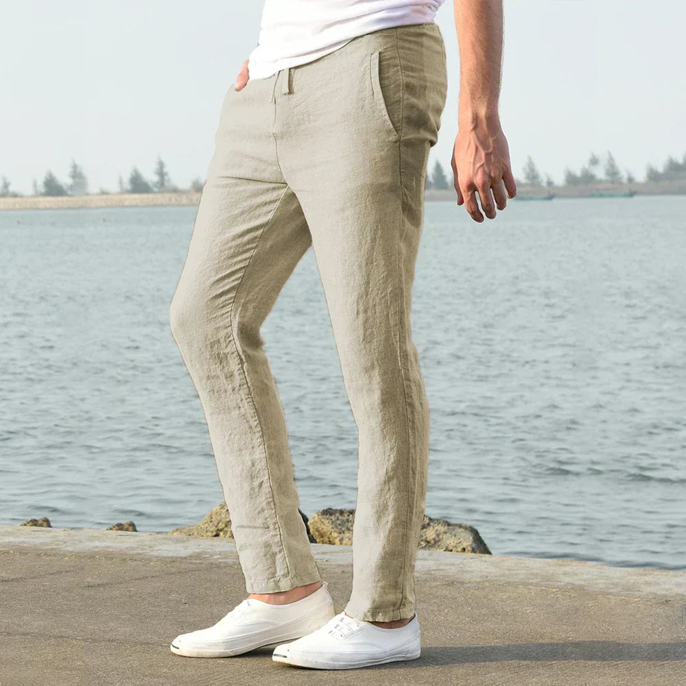 GIULIO | PANTALONI LEGGERI IN LINO