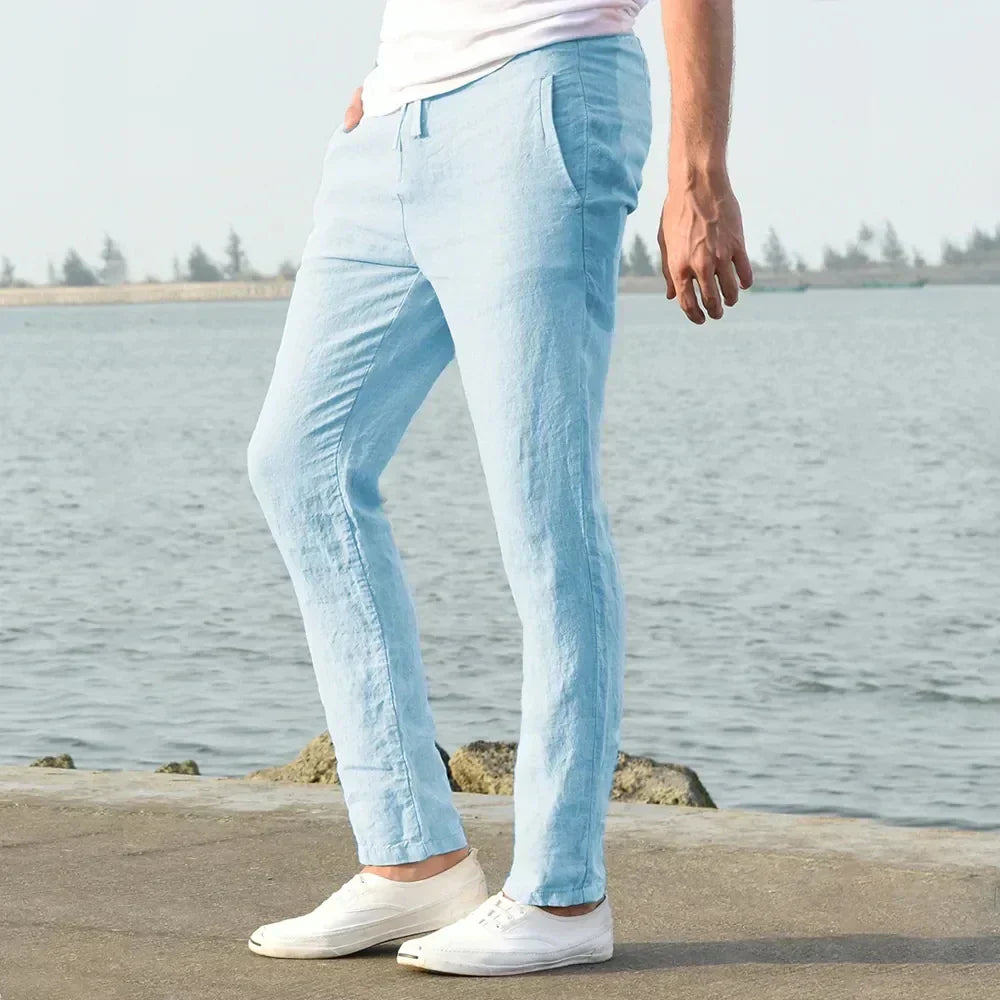GIULIO | PANTALONI LEGGERI IN LINO