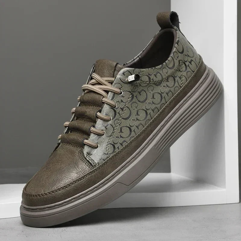 GIULIANO | SCARPE DA GINNASTICA IN PELLE ITALIANA