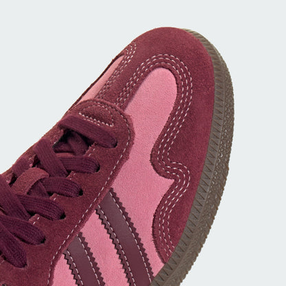 AD SAMBA - Baskets - Rose Poudré / Rouge Bordeaux / Semelle Gomme