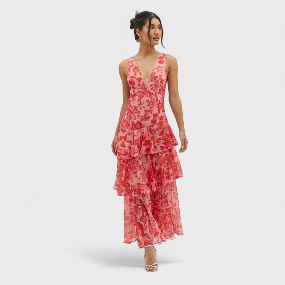 Faye - Fiore Turno Abito Midi