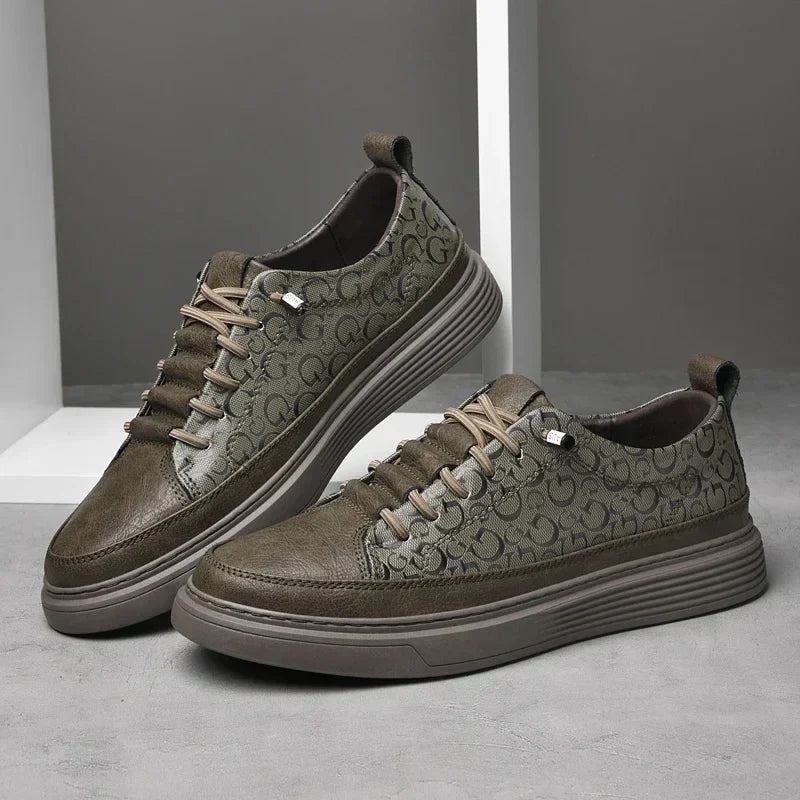 GIULIANO | SCARPE DA GINNASTICA IN PELLE ITALIANA