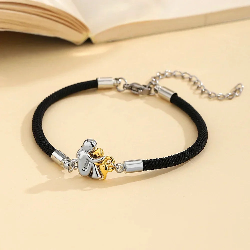 Elisa - Bracciale con cordino e icona cane