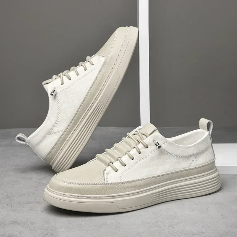 GIULIANO | SCARPE DA GINNASTICA IN PELLE ITALIANA