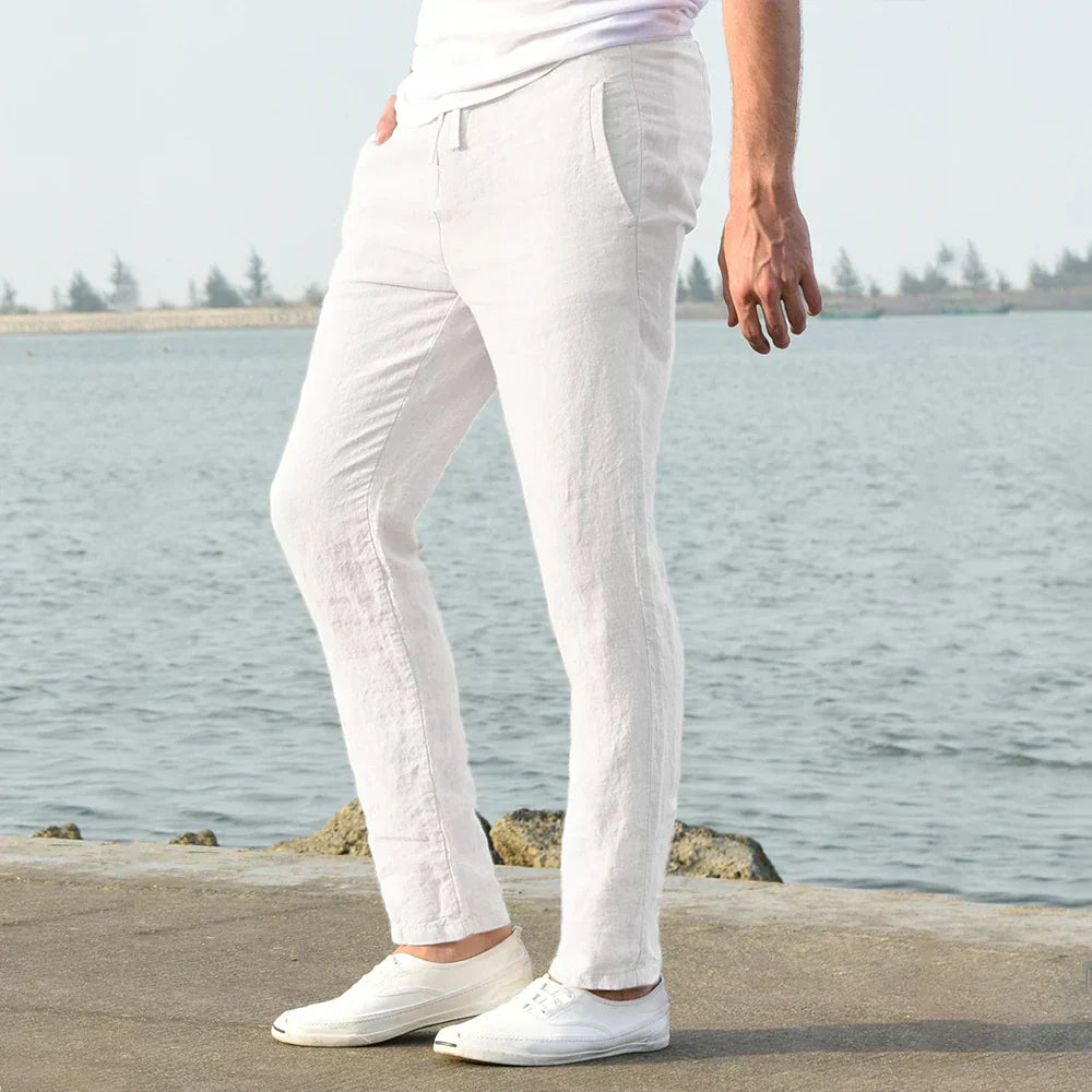 GIULIO | PANTALONI LEGGERI IN LINO