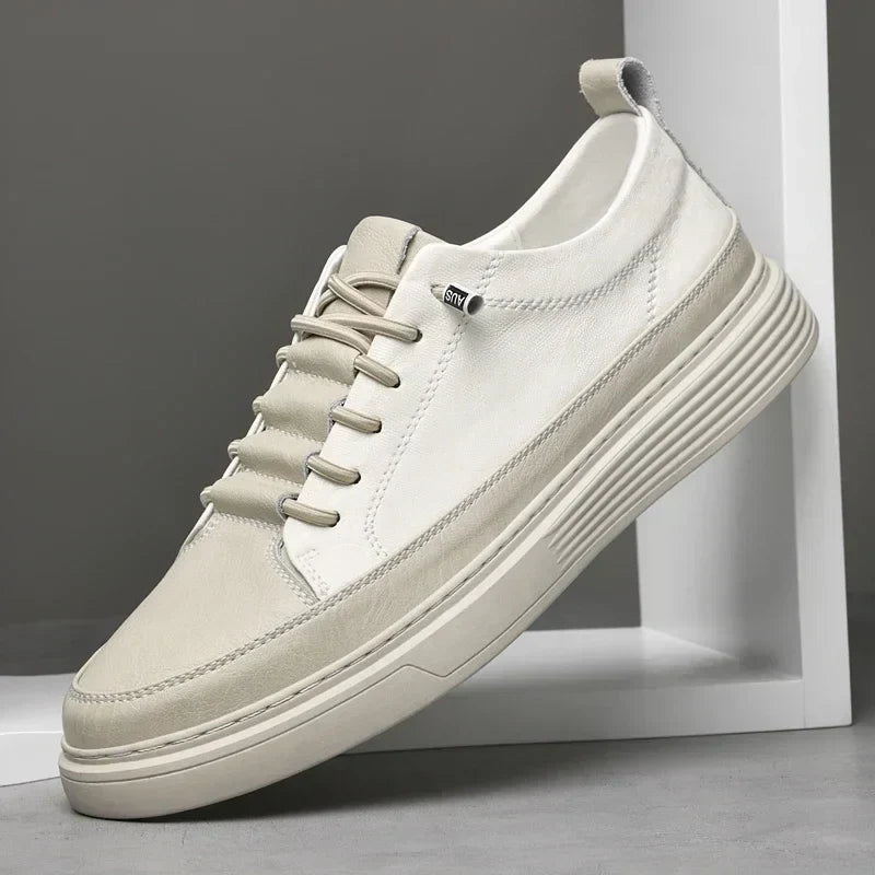 GIULIANO | SCARPE DA GINNASTICA IN PELLE ITALIANA
