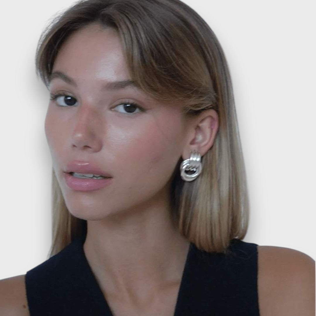 Boucles d'oreilles en laiton doré