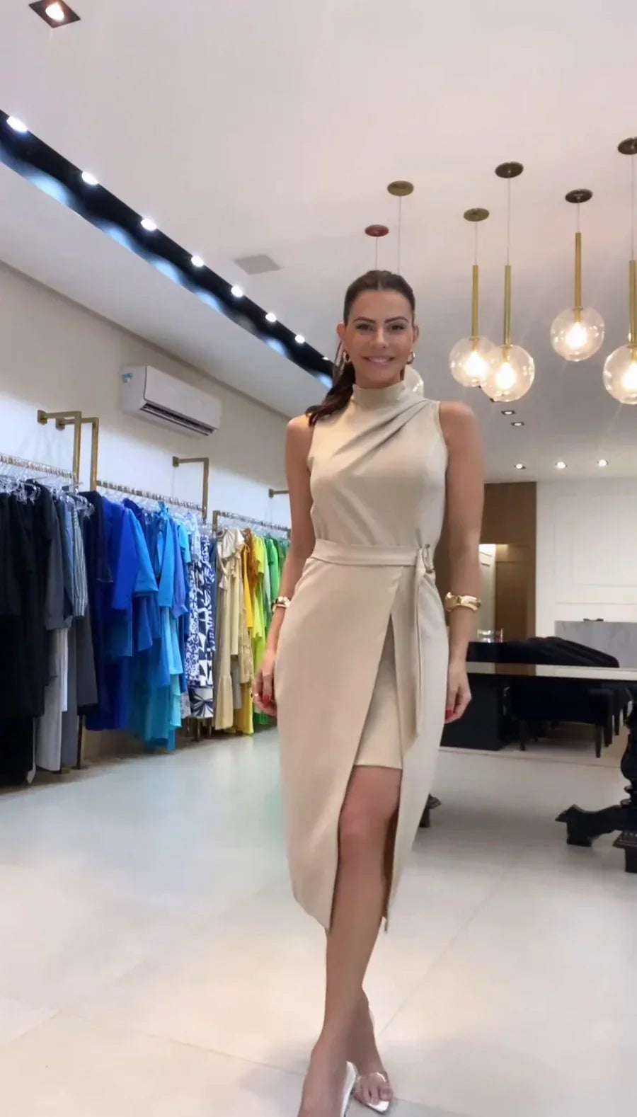 Sofia | Robe Asymétrique Élégante Mono-épaule