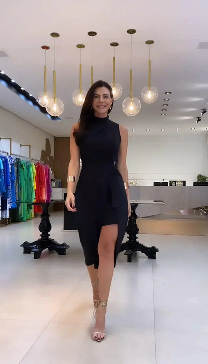Sofia | Robe Asymétrique Élégante Mono-épaule