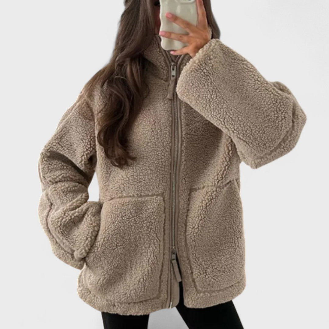 Kaja - Morbido cappotto di peluche